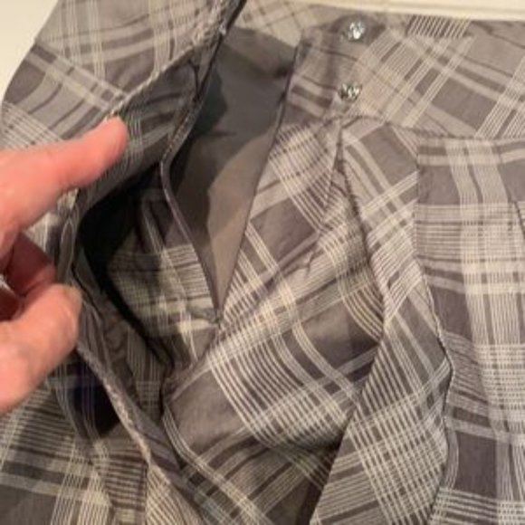 Made in 🇨🇦Gorgeous Pink Tartan Pleated Mini Skirt - Picture 16 of 17